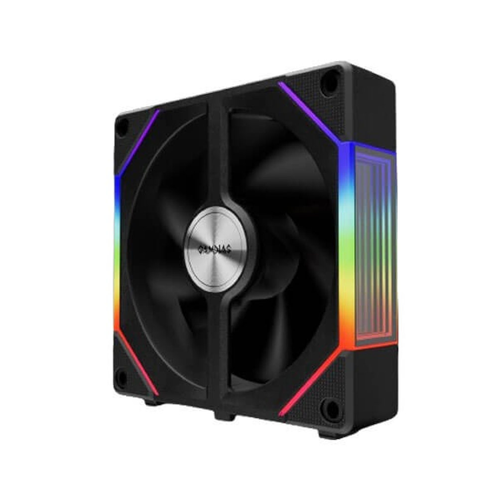 GAMDIAS Aeolus P2-1203U 120mm ARGB PWM Case Fan (Triple Pack with USB AEOLUS Box II)