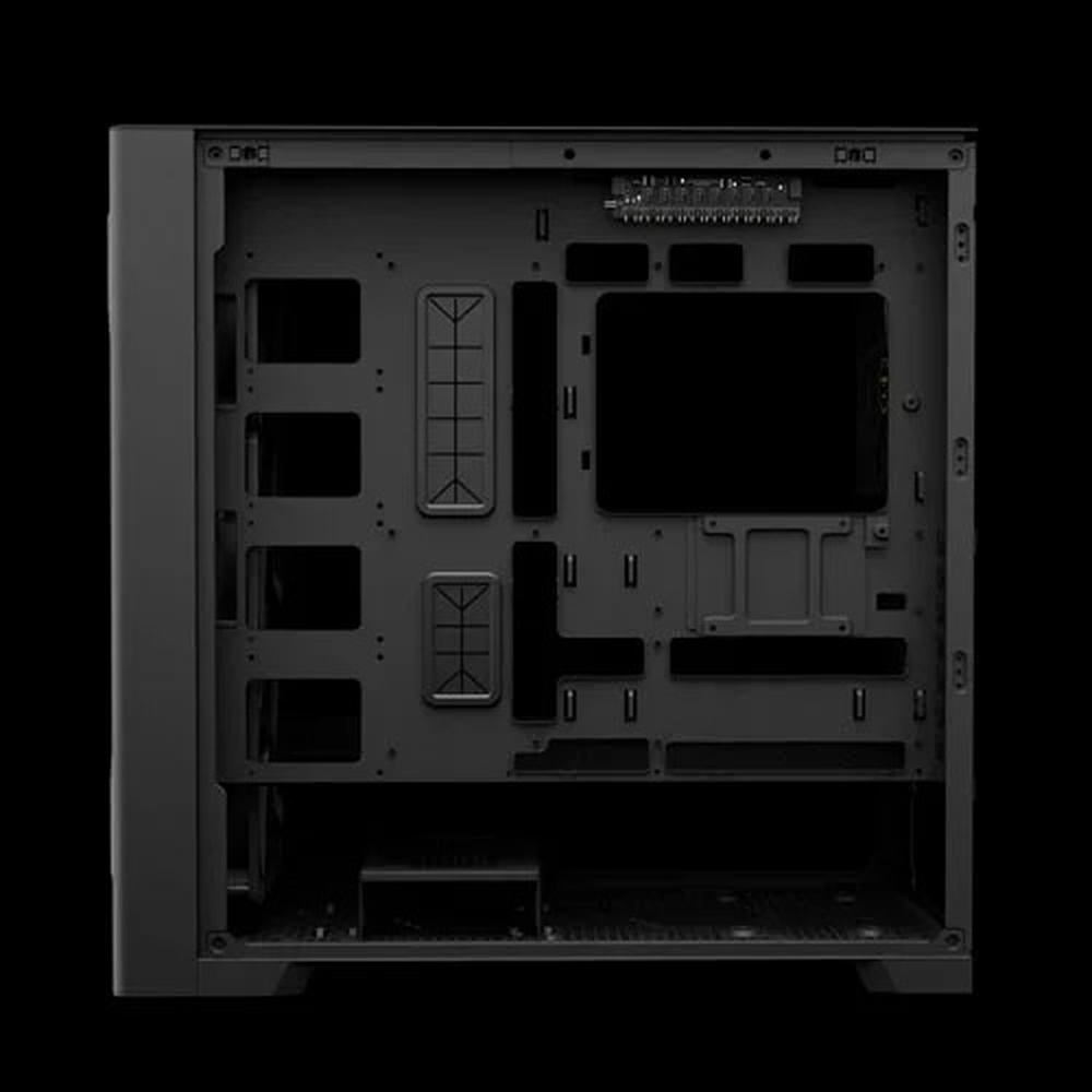 GAMDIAS ATHENA P3 E-ATX Mid Tower Gaming Case (Black, Mesh Front, 4x140mm PWM Fans, BTF Ready)