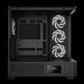 GAMDIAS ATLAS P2 CG ARGB ATX Mid Tower Gaming Case (Black, 270° Curved Glass, Built-in Monitor, 4x120mm ARGB Fans,