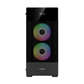 GAMDIAS AURA GC5 Elite ARGB ATX Mid Tower Gaming Case (Digital Display Mesh Front, Black)