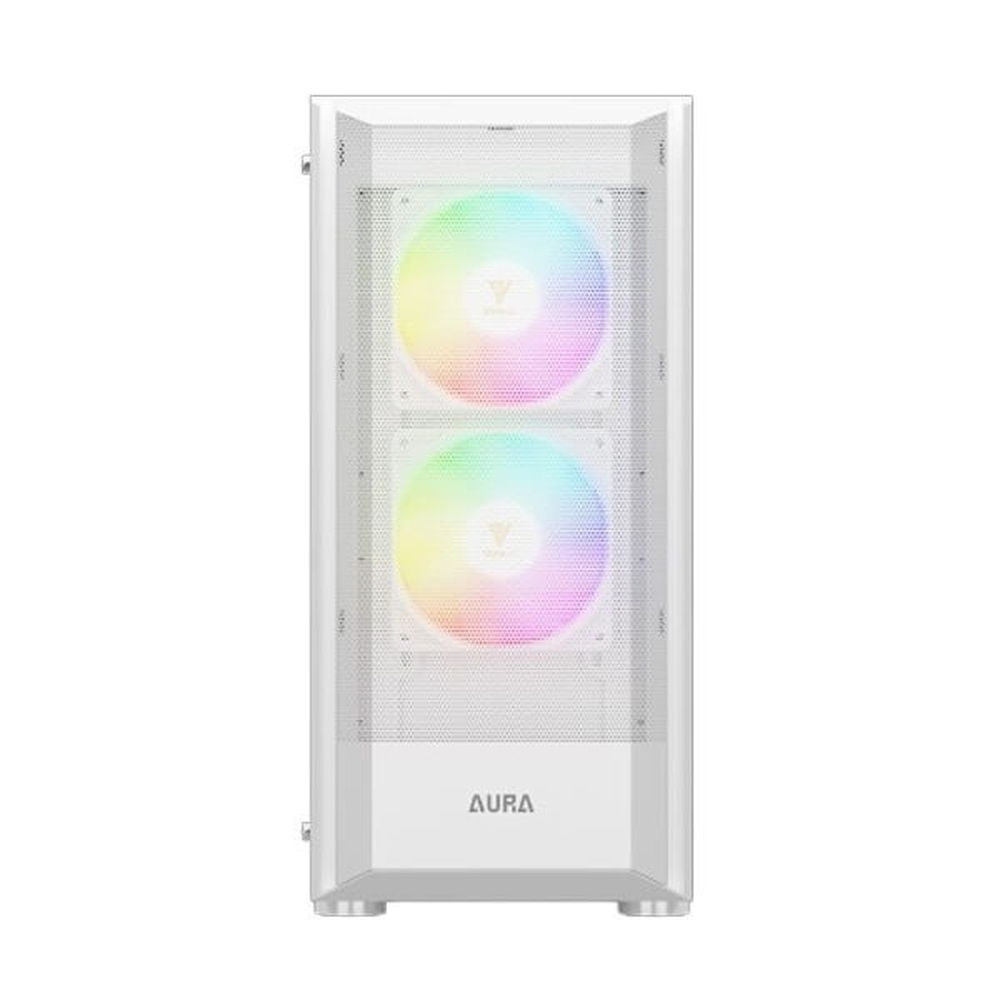 GAMDIAS AURA GC6 WH ARGB ATX Mid Tower Gaming Case (White)