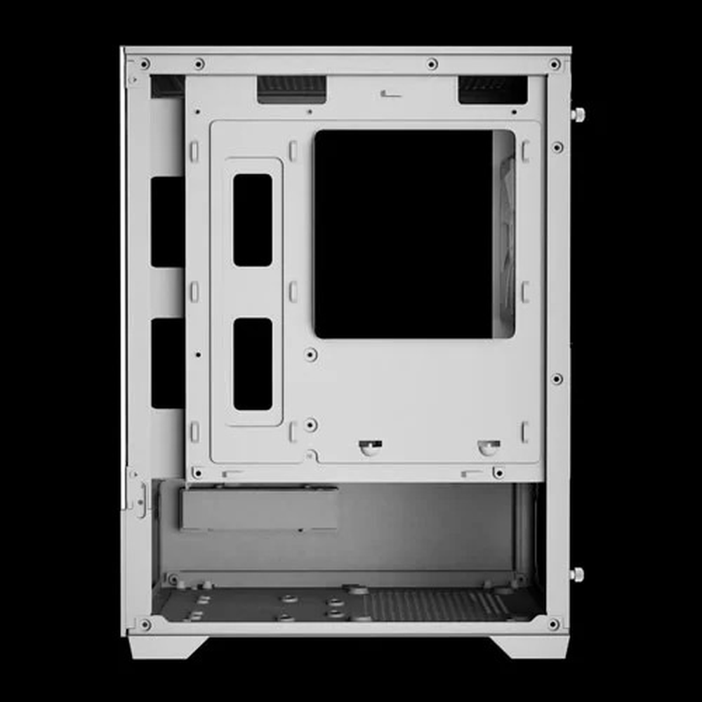 GAMDIAS AURA GC9M WH ARGB Micro-Tower Gaming Case (White)