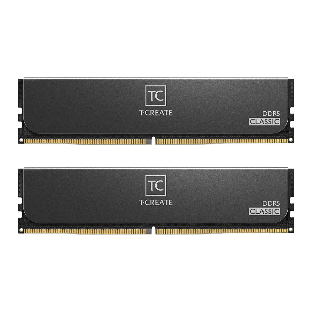 TeamGroup T-Create Classic DDR5 64GB (2x32GB) 6400MHz CL52 Desktop RAM Kit (Black)