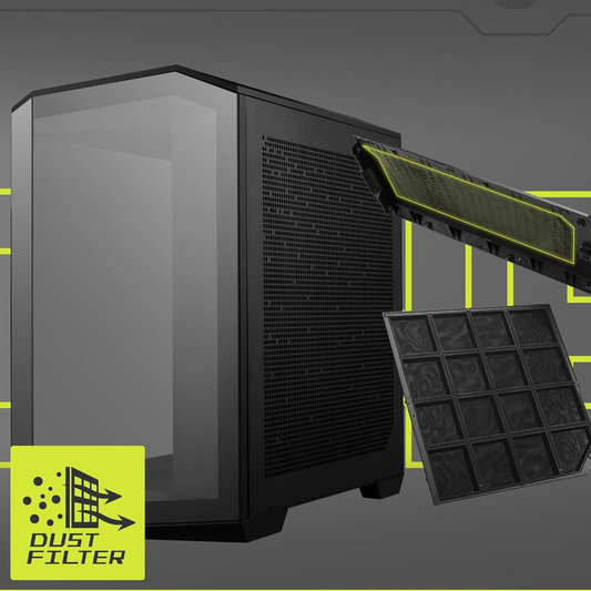 MSI MAG PANO 100R PZ ARGB ATX Panoramic Mid Tower PC Case