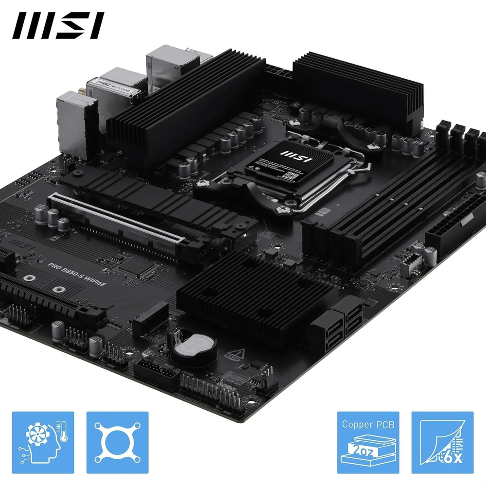 MSI PRO B850-S WIFI6E Motherboard