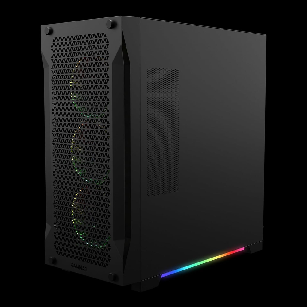 GAMDIAS Athena P1 ARGB ATX Mid Tower Gaming Case (Black)