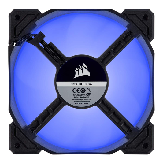 Corsair Fan AF120 LED -CO-9050081-WW- Air Series™ 120mm Fan Single Pack-Blue