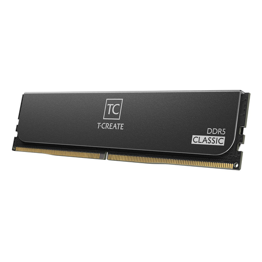 TeamGroup T-Create Classic DDR5 64GB (2x32GB) 6400MHz CL52 Desktop RAM Kit (Black)