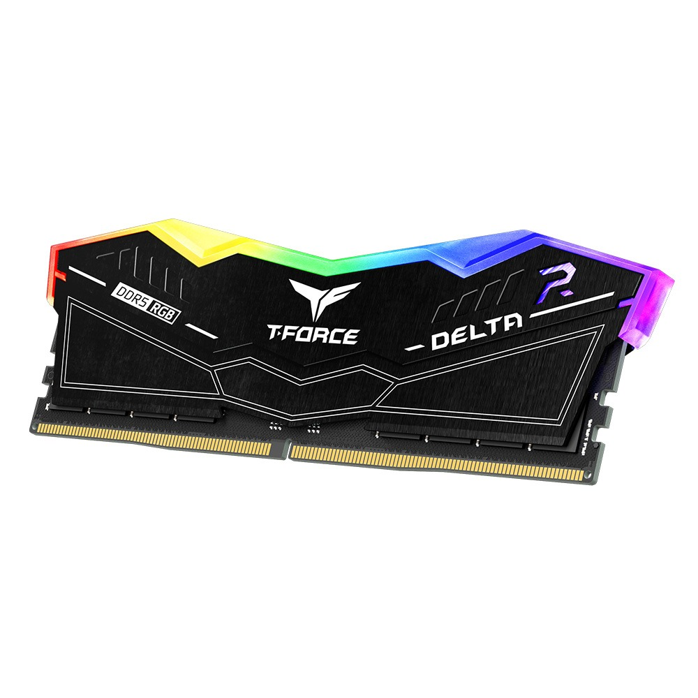 TEAMGROUP T-Force Delta RGB DDR5 32GB 5200MHz CL40 Desktop RAM (White)