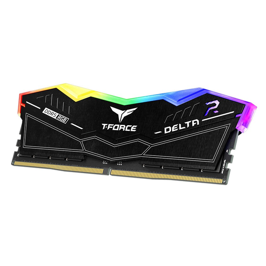 TEAMGROUP T-Force Delta RGB DDR5 64GB (2x32GB) 6400MHz CL40 Desktop RAM Kit (Black)