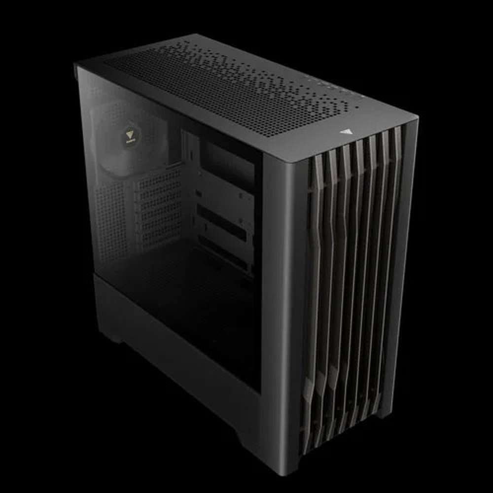 GAMDIAS ATHENA P3 E-ATX Mid Tower Gaming Case (Black, Mesh Front, 4x140mm PWM Fans, BTF Ready)