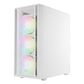GAMDIAS AURA GC2 ELITE WH V2 ARGB ATX Mid Tower Gaming Case (White, Mesh Front, 4x120mm ARGB Fans, Tempered Glass)