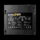 GAMDIAS AURA GP450 PRO 450W 80+ White Non-Modular ATX Power Supply (120mm Hydraulic Fan, Flat Cables)