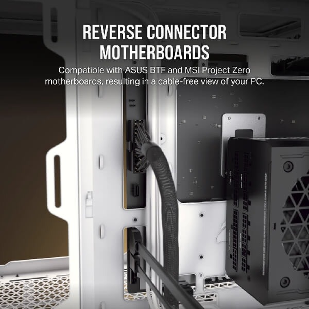 Corsair 2500D AIRFLOW Mid-Tower Dual Chamber PC Case White