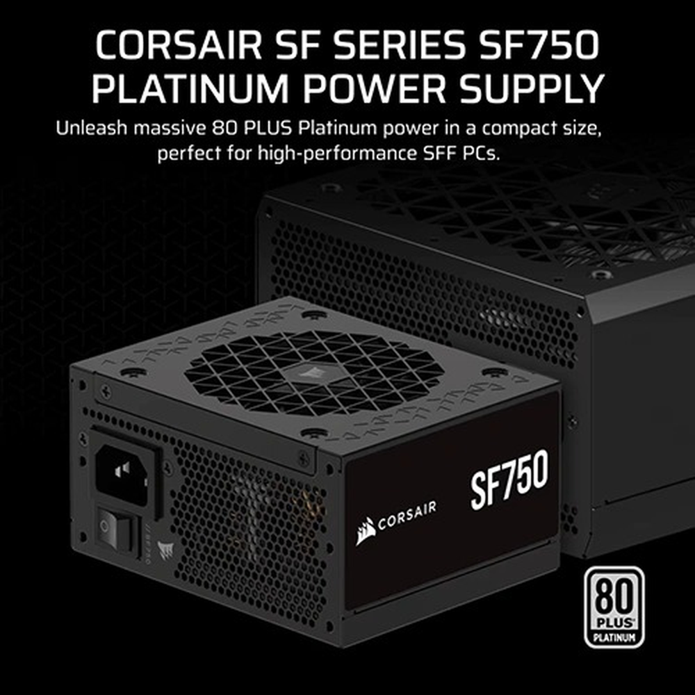 Corsair PSU  SF Series SF750 80 PLUS Platinum Cybenetics Platinum SFX Power Supply