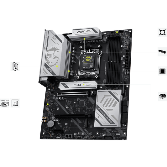 MSI MAG X870E GAMING MAX WIFI Motherboard