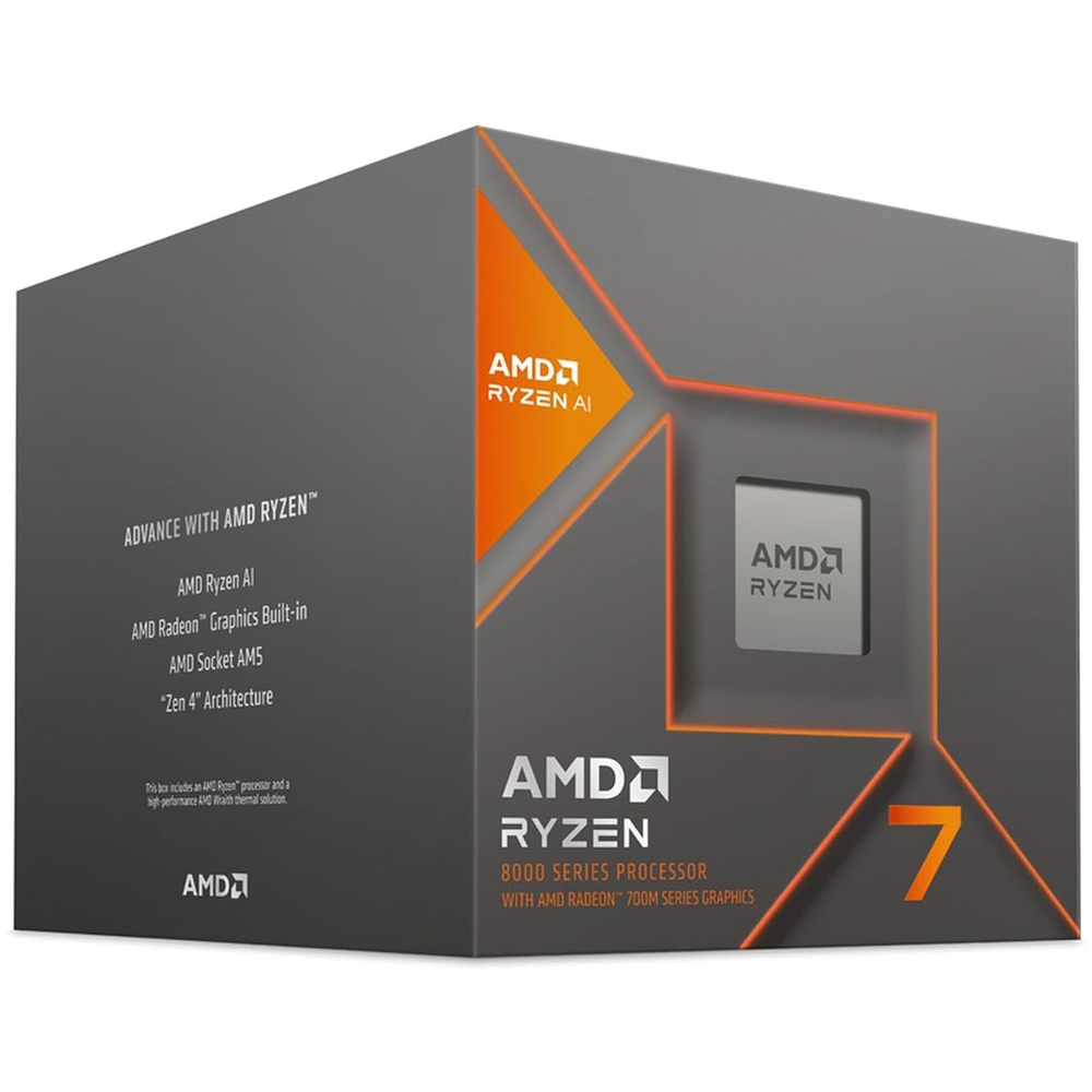 AMD Ryzen 7 8700G – 8 Core / 16 Thread AM5 Desktop Processor with Radeon 780M Graphics