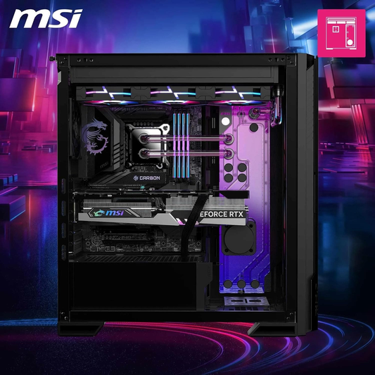 MSI MPG VELOX 300R AIRFLOW PZ ARGB E-ATX Mid Tower PC Case