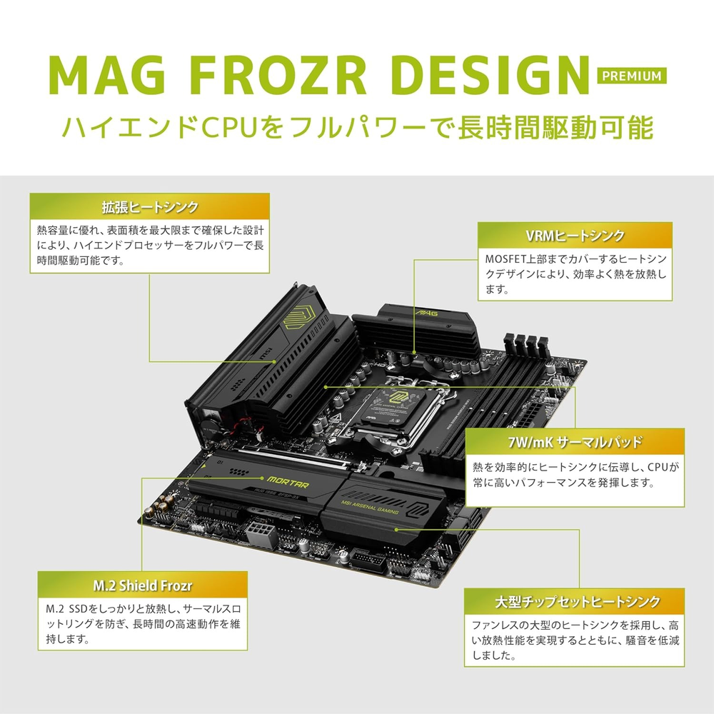 MSI MAG B850M MORTAR WIFI Motherboard