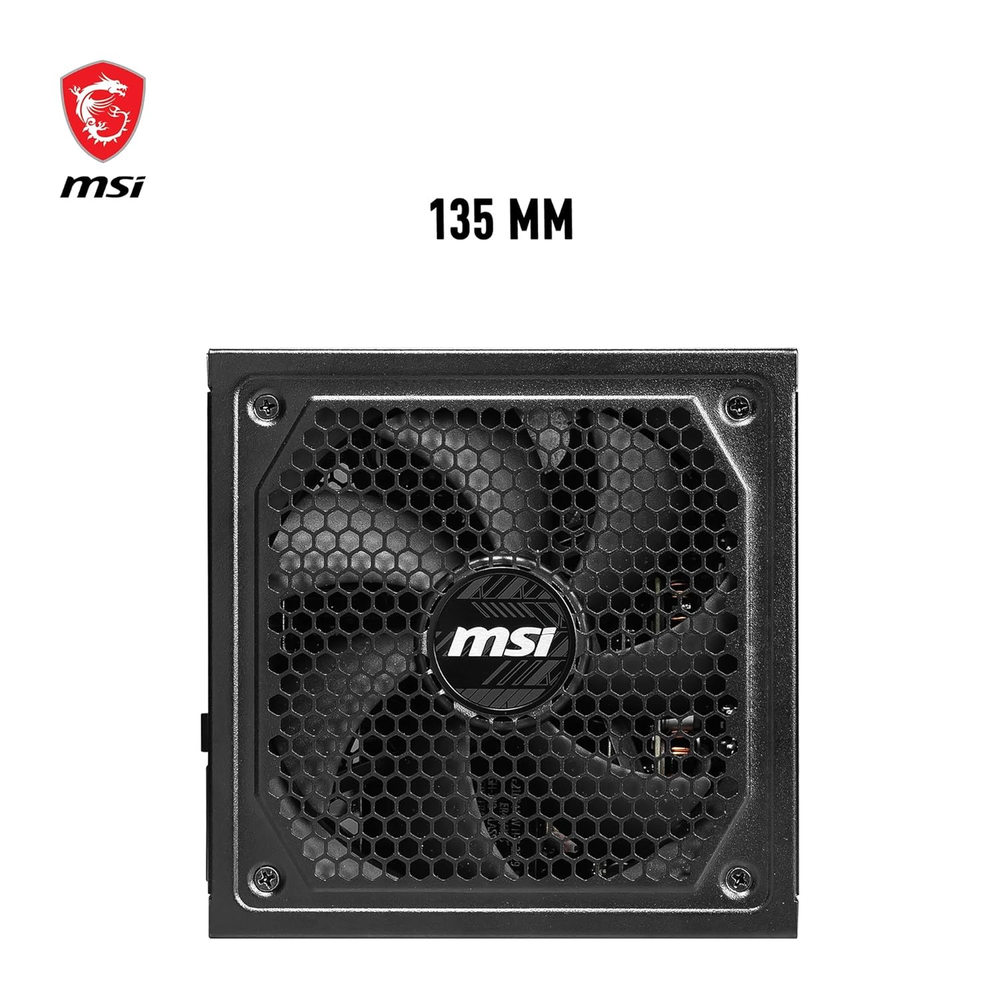 MSI MAG A1000GLS PCIE5 1000W 80+ Gold Fully Modular PCIe 5.0 ATX 3.1 Power Supply Unit