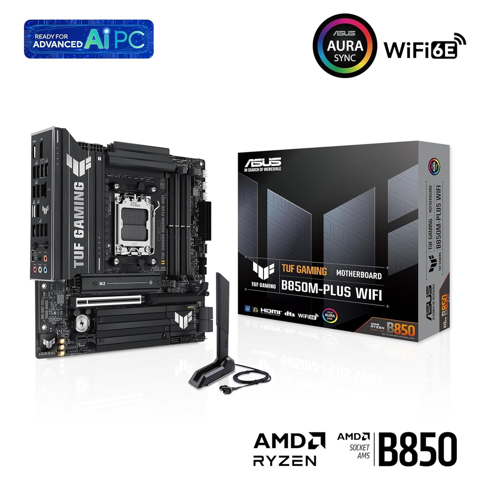 ASUS TUF GAMING B850M-PLUS WIFI mATX Motherboard