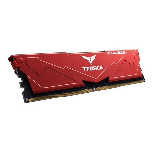 TEAMGROUP T-Force Vulcan DDR5 16GB 6000MHz CL38 Desktop RAM (Red)