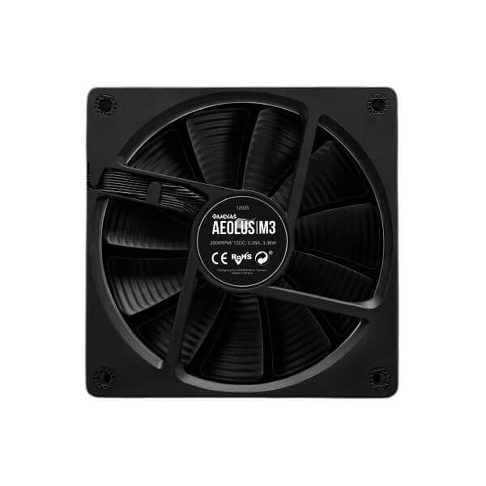 GAMDIAS Aeolus M3-1201 ARGB PWM 120mm Case Fan (Single Pack)