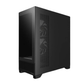 GAMDIAS ATLAS M1 ATX Mid Tower ARGB Gaming Case (Black, Built-in Display, 3x120mm ARGB Fans, Tempered Glass)