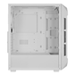 GAMDIAS AURA GC1 ELITE V2 ARGB ATX Mid Tower Gaming Case (White, Mesh Front, 4x120mm ARGB Fans, Tempered Glass)