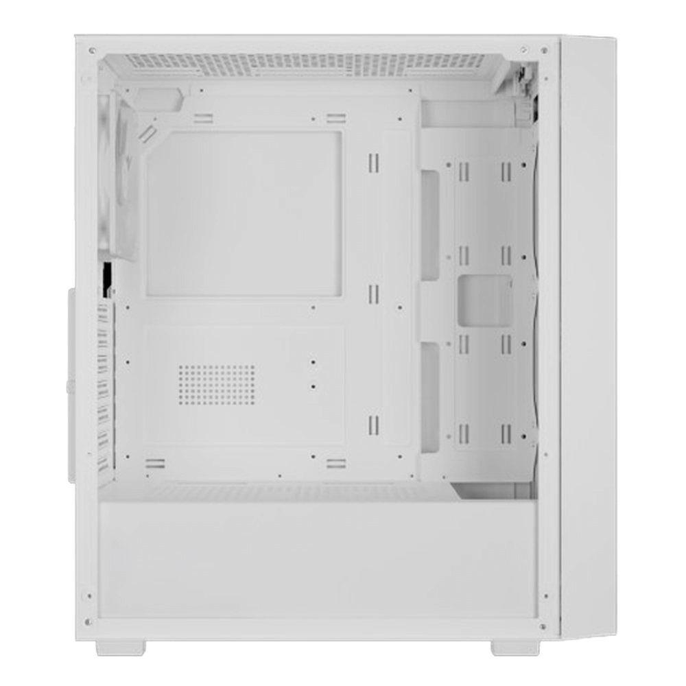 GAMDIAS AURA GC2 ELITE WH V2 ARGB ATX Mid Tower Gaming Case (White, Mesh Front, 4x120mm ARGB Fans, Tempered Glass)