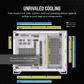 Corsair 2500D AIRFLOW Mid-Tower Dual Chamber PC Case White