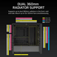 CORSAIR FRAME 4000D RS ARGB Modular Mid-Tower PC Case, Black