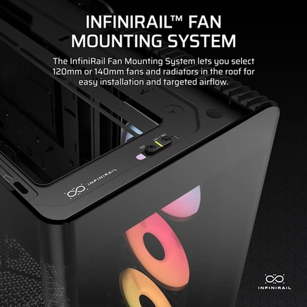 Corsair Chassis 4500X RS ARGB BLACK PC Case Without PSU