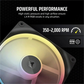 CORSAIR LX-R RGB Series, iCUE LINK LX140-R RGB, 140mm RGB Fan, Single Fan