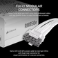 RMe White Series, RM850e White, 850 Watt, Cybenetics Gold Certified, Fully Modular Power Supply