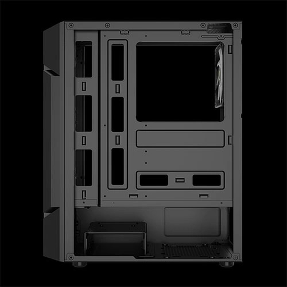 GAMDIAS AURA GC7 ARGB ATX Mid Tower Gaming Case (Black)