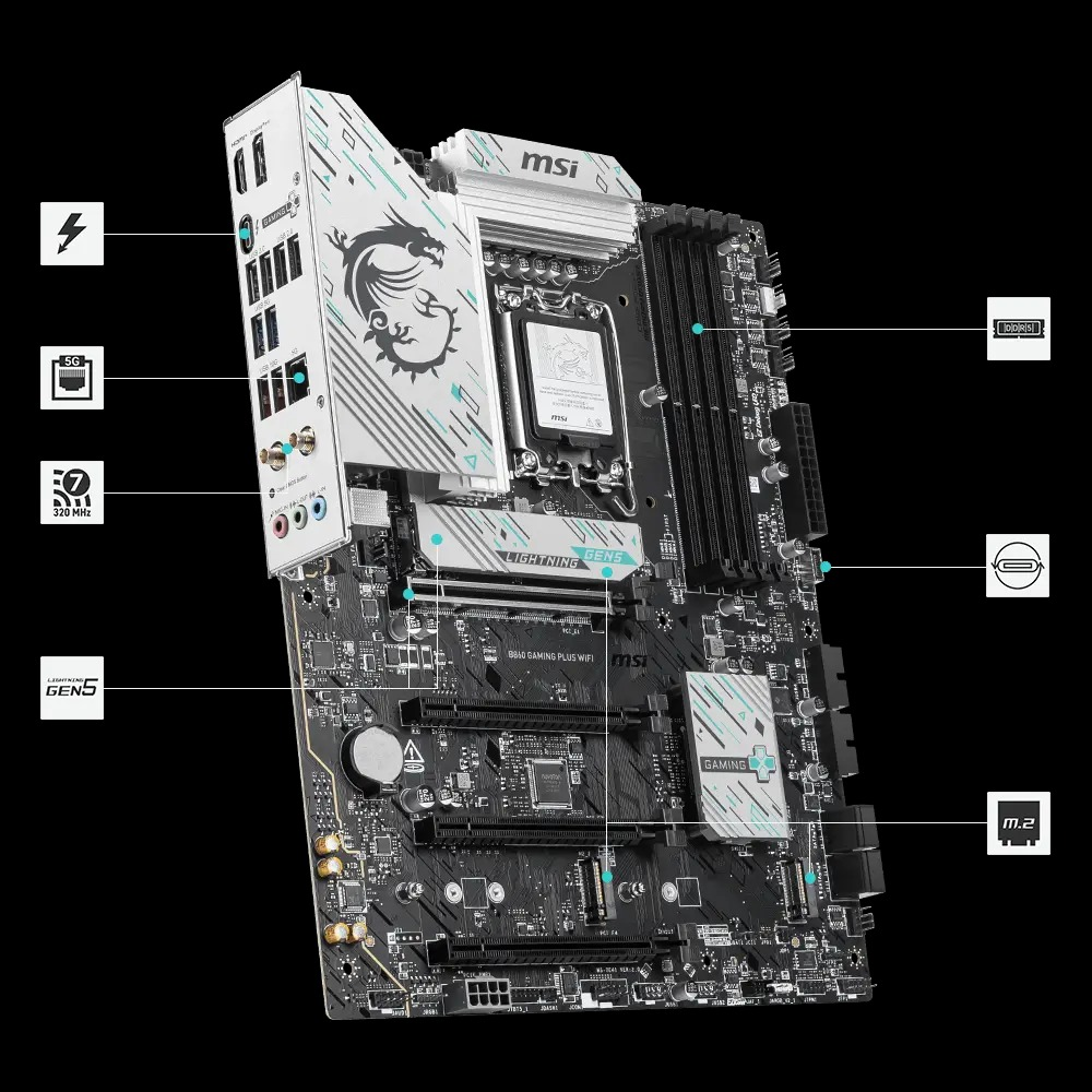 MSI B860 GAMING PLUS WIFI Motherboard