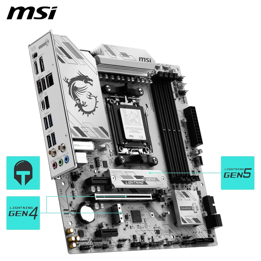 MSI B850M GAMING PLUS WIFI6E Motherboard