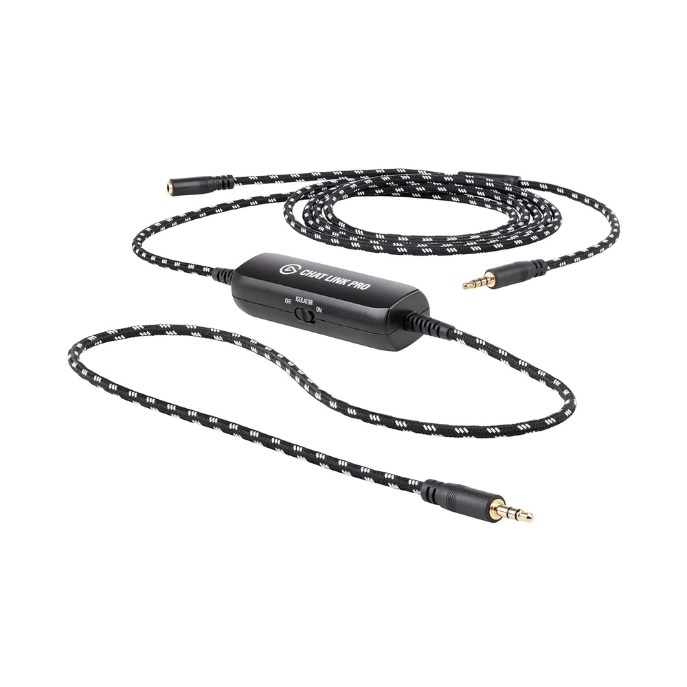 Elgato Chat Link - Audio Adapter for PS4, Xbox One, and Party Chat Capture with Extra-Long Cable