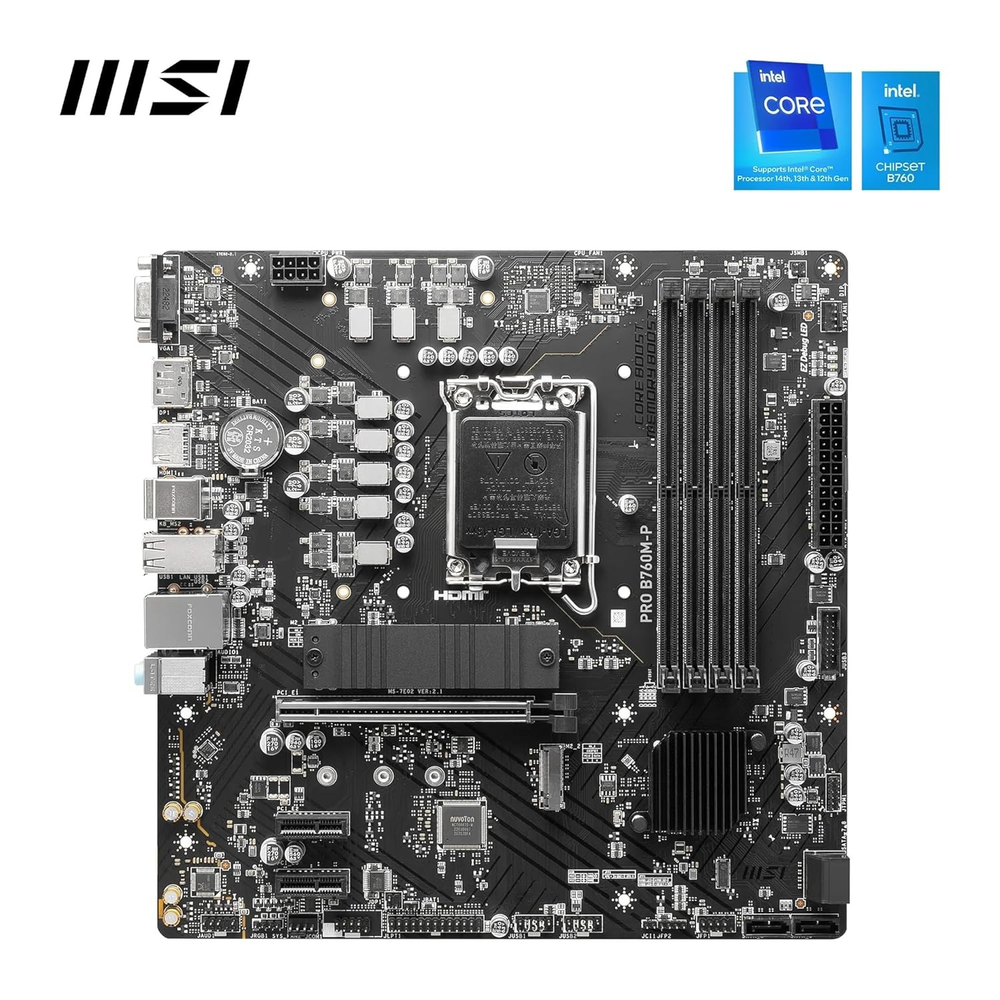 MSI PRO B760M-P Motherboard (DDR5)