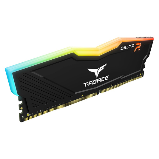 TEAMGROUP T-Force Delta RGB DDR4 8GB 3200MHz CL16 Desktop RAM (Black)