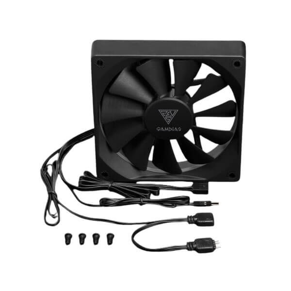 GAMDIAS Aeolus M3-1201 ARGB PWM 120mm Case Fan (Single Pack)