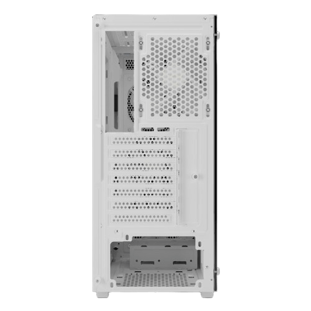 GAMDIAS AURA GC2 ELITE WH V2 ARGB ATX Mid Tower Gaming Case (White, Mesh Front, 4x120mm ARGB Fans, Tempered Glass)