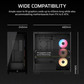 3500X RSR ARGB Tempered Glass Mid-Tower, Black