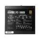 GAMDIAS KRATOS P2-1000G RGB 1000W 80+ Gold ATX 3.0 Fully Modular Power Supply (12VHPWR, PCIe Gen 5.0, 30 ARGB Effects)