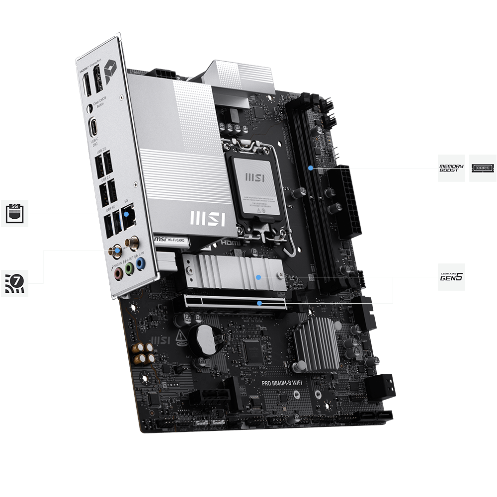 MSI PRO B860M-B WIFI Motherboard