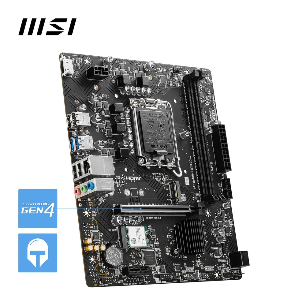 MSI PRO H610M-S WIFI DDR4 Motherboard