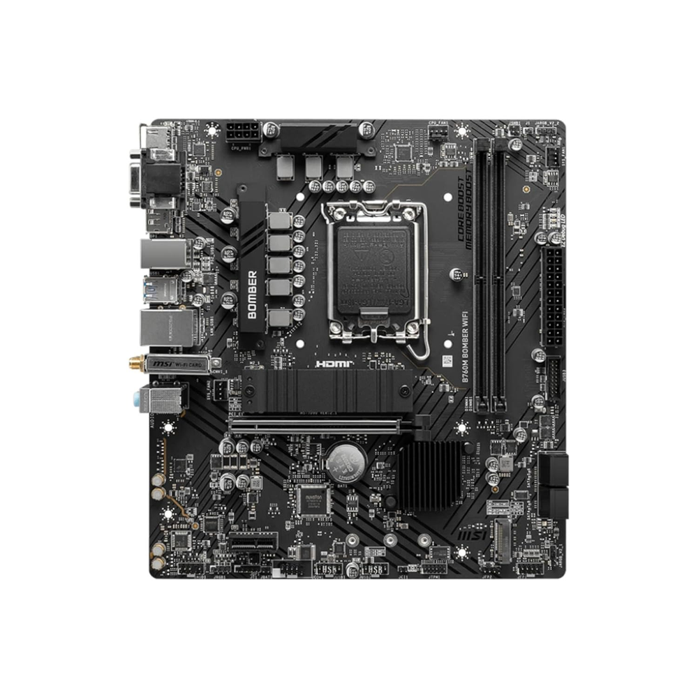 MSI B760M BOMBER WIFI Motherboard (DDR5)