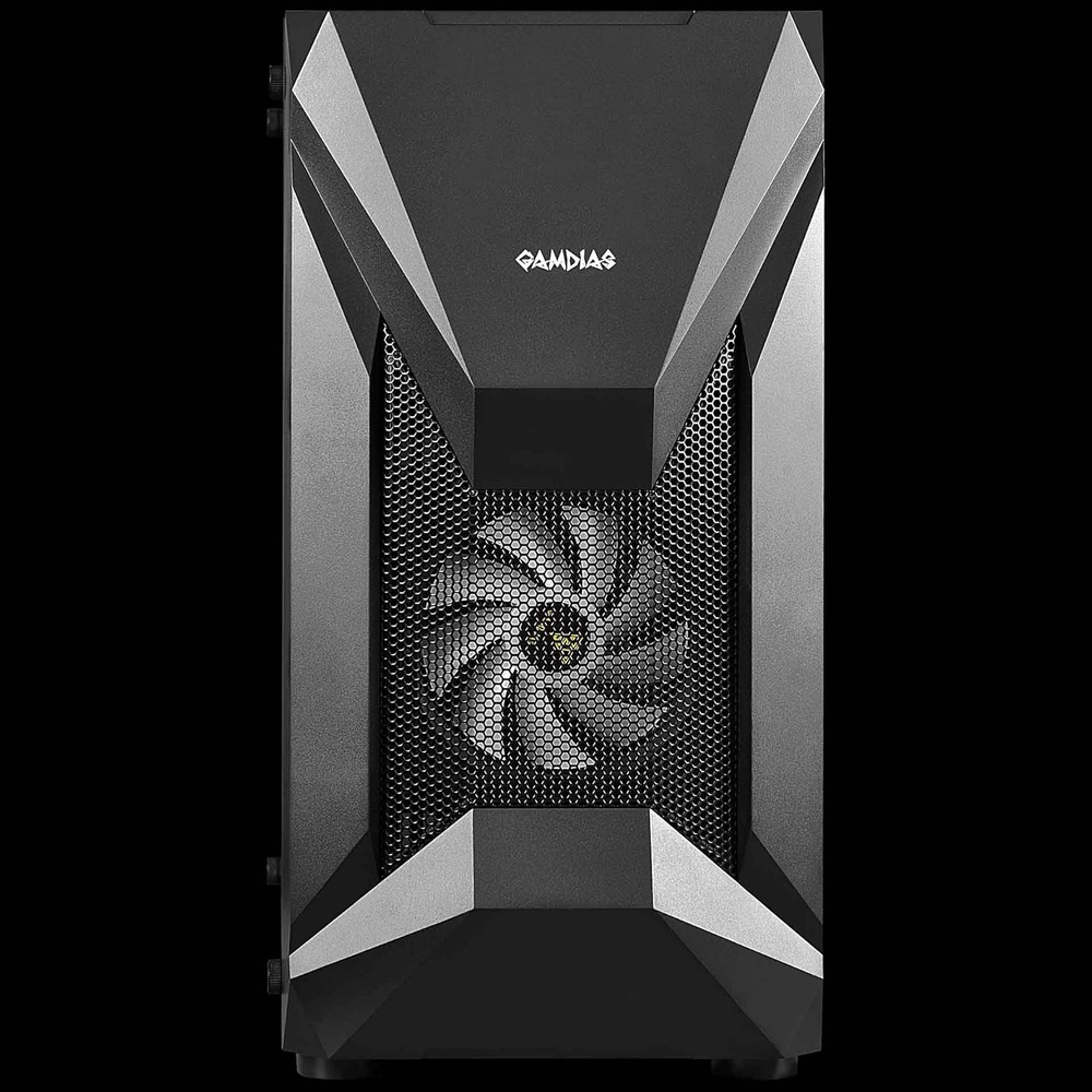 GAMDIAS Athena E1 Elite ARGB Mid Tower Gaming Case (Black)