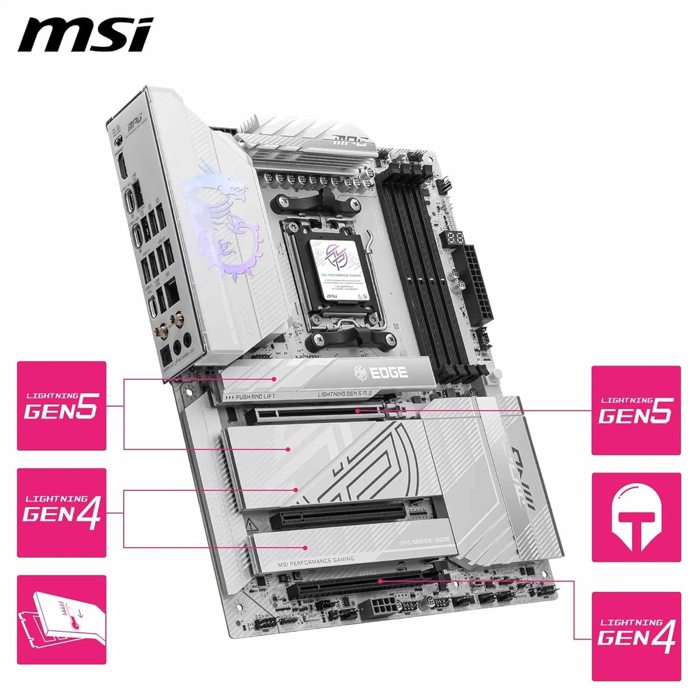 MSI MPG X870E EDGE TI WIFI Motherboard